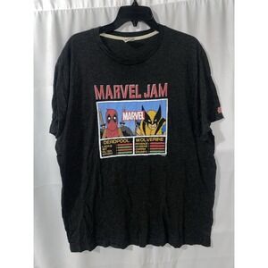 Homage Marvel Jam Deadpool‎ Wolverine T Shirt XXL